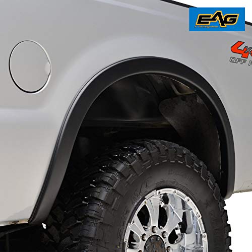 Eag Fender Flares Satin Black Styline Series Fit For 08-10 Super Duty #TOP2