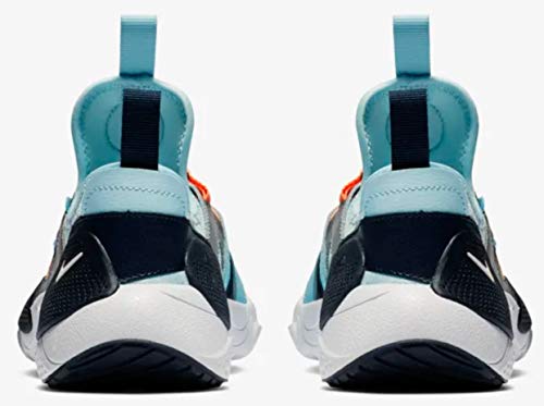 Nike Huarache E.D.G.E.(GS) Big Kids Shoes Obsidian White/Topaz Mist/Blue Gaze aq2431-402 (4 M US)3