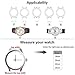 Fullmosa 12 Colors for Quick Release Leather Watch Band, Uli Genuine Leather Watch Strap 20mm Grey