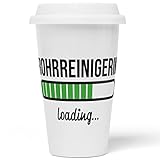 JUNIWORDS To-Go Becher mit Deckel, Rohrreinigerin loading (6213743)