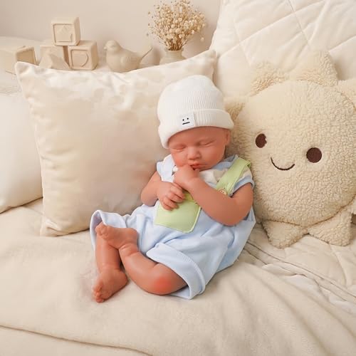 Muñeca Reborn de Silicona 48 cm Realista y Flexible miniatura 6