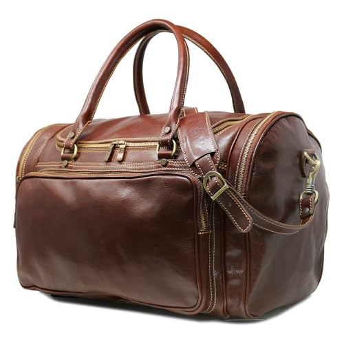 Floto Torino Vecchio Brown Duffle
