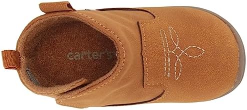 Carter's Every Step Baby Sunnie-GP Western Boot, Tan, 6 US Unisex Infant | Image 4