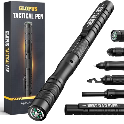Father's Day Gifts from Daughter/Wife, Tactical Pen Gifts for Men, Multitool Pen, Dad Gifts for Fathers Day, Cool Gadgets for Men, Tactical Survival Gear for Camping and Hiking