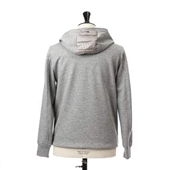 HERNO ライトダウンパーカー（ホワイト×グレー、42サイズ） Amazon | [ヘルノ] ダウンブルゾン メンズ ライトダウン