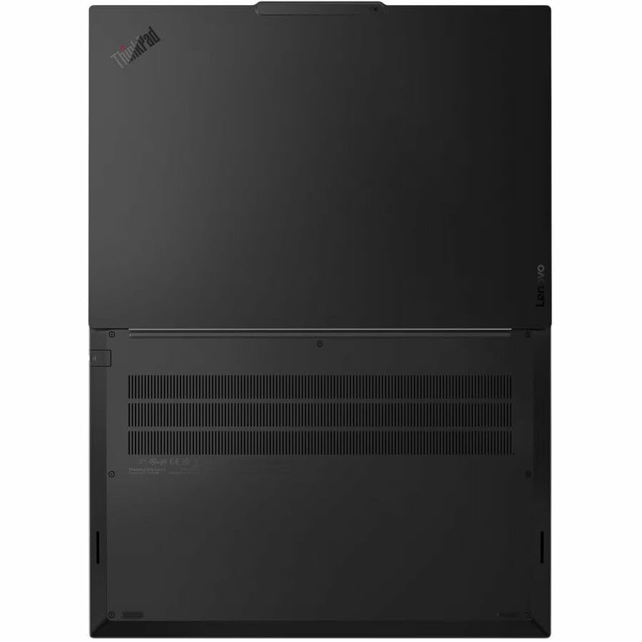 Image of Lenovo ThinkPad E16 Gen 4 21Y4004RUS 16 inch Copilot+ PC Notebook - WUXGA - 60 Hz - AMD Ryzen AI 5 Ryzen AI 300 Series 330-16 GB - 256 GB SSD - English Keyboard - Black - AMD Chip - 1920 x 1200 - Window