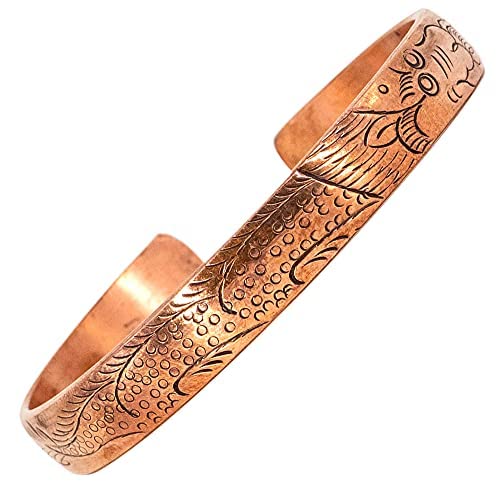Hand 100 Copper Bracelet Made with Solid and High Gauge Pure