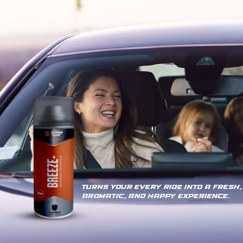 Image of Nippon Paint n-Shield Breeze+ One Time Use Car Air Freshener Spray 150ml | Automatic Cabin Odor Eliminator & AC Vent Freshener Vehicle Interior Deodorizer | Instant Odor Removal Long Lasting Freshness