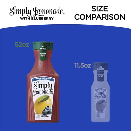 Simply Lemonade with Blueberry All Natural, 52 Fl Oz Bottle - Image 6
