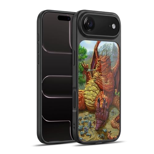 Coque iPhone 17 Air Ed Beard Jr Dragons - Head Case Designs en gel renforcé