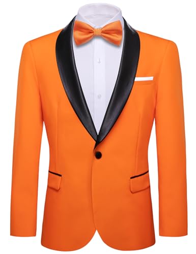 Image of Barry.Wang Blazer for Men Paisley Sport Coat Lightweight Suit Jacket Regular Tuxedo Flower Mardi Gras Carnival Gift