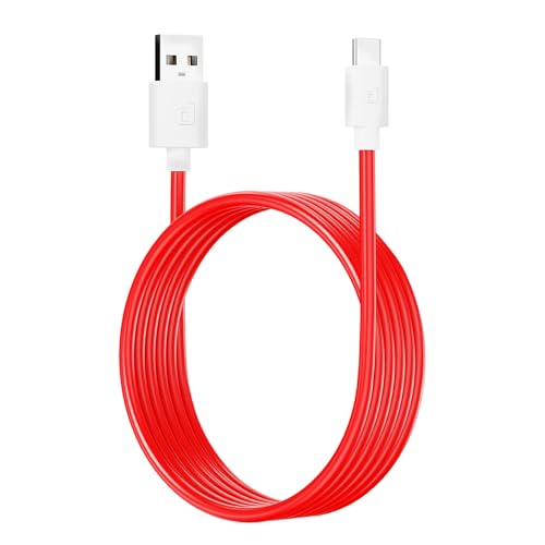 Image of Dubstep Blaze Ultra 15W USB-A to Type-C Fast Charging Cable,1 Meter, 480 Mbps Data Transfer, 60K Bend Life (Red)