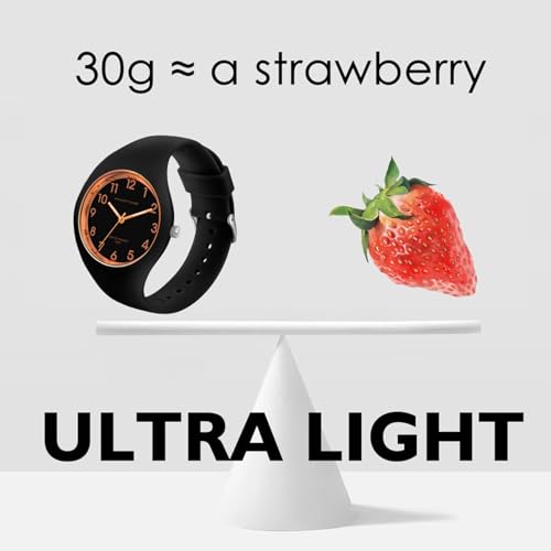 findtime Ladies Watches Waterproof Watches for Women Sports Womens Watch with Big Face and Soft Silicone Strap Nurse Watch with Secondhand