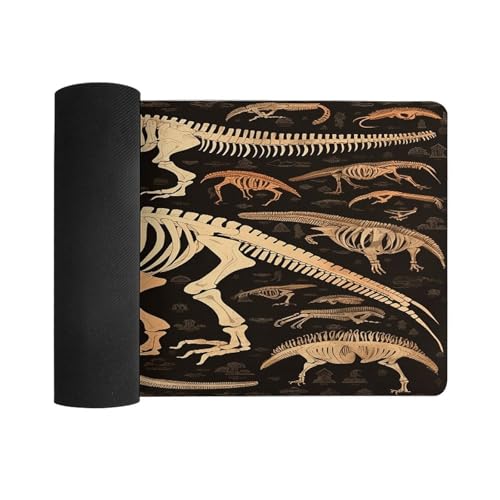 Mouse Pad Grande con Diseño de Esqueleto de Dinosaurio miniatura 3