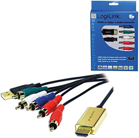 Logilink CV0053A Cable HDMI to 5X RCA 2m Black