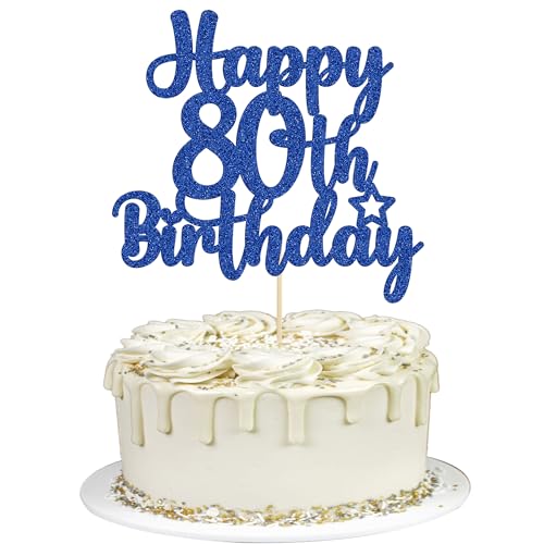 Gyufise 80th Birthday Cake Topper