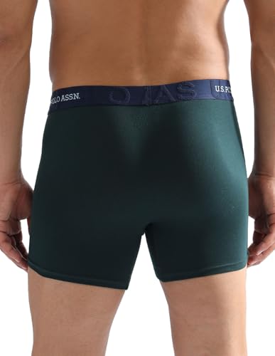 Image of U.S. Polo ASSN. Mens ET007 Anti Microbial Essential Long Underwear Trunk with Pouch Opening -Pack of 1