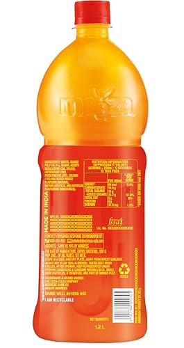Image of Maaza Mango Drink, Original Flavour, 1.2 Liter PET Bottle