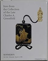 Inro From The Collection of The Late Charles A. Greenfield B002EEYJPW Book Cover