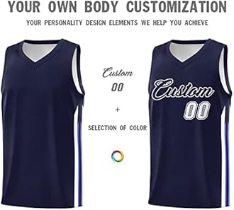 KXK Personalized Your Own Basketball Jersey Sports Shirt Printed Custom Team Name Number Logo for Men Youth