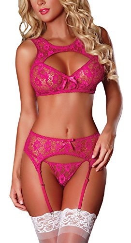 Ensemble lingerie babydoll dentelle EOZY ajustement parfait et galbe sensuel