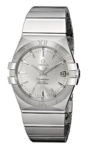 Omega Constellation Co-Axial Stainless Steel Automatic Mens Watch Silver Dial Date 123.10.35.20.02.001