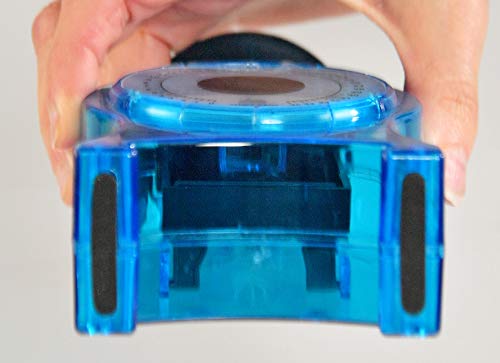 Home-X Blue Kitchen Scale, Small Mechanical Scale For Weighing Food Portions Up To 35 Oz, Analogue, Simple To Use, No Battery- 6” H X 4.5” W #TOP6