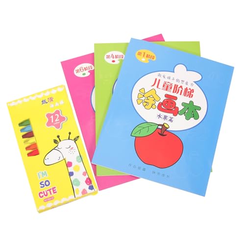 Livre de coloriage pour garçon fille 2-6 ans album dessin peinture tout-petits papier épais