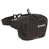 Essential Waist Pack by Outdoor Products | Lightweight Fanny Pack for Men & Women | Small Waist Pack for Runners |2L Storage Capacity | Black