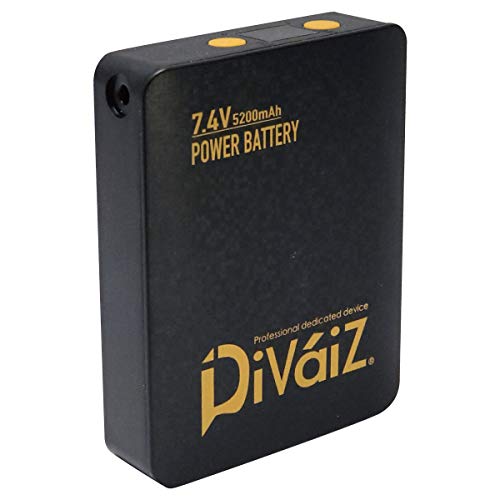 DiVaiZ空調服バッテリー、2個10050mAh．5200mAh 即日出荷] Divaiz 12V専用ハイパワーファン 専用接続ケーブル