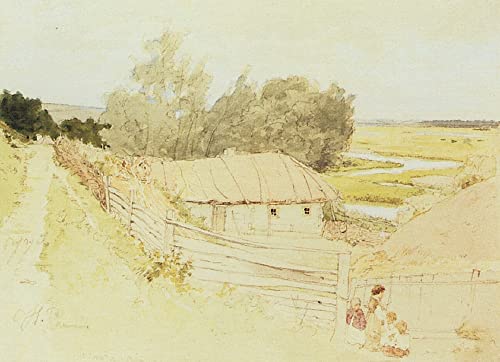 Tableau Il'ya Repin Le Villaggio Di Mokhnachi pour rompre la monotonie des murs