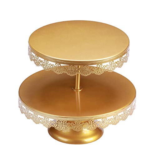 VILAVITA 3tier Round Cupcake Stand Dessert Tower Iron Cupcake Holder