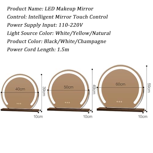 Espejo de maquillaje LED para solucionar la falta de luz al delinear y maquillar el rostro 8
