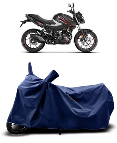 Image of CoverRide Bike Cover Waterproof Heavy Duty - All Weather Dustproof UV Protection Bike Cover for Hero Xtreme 160r Outdoor Indoor Use with Windproof Buckle