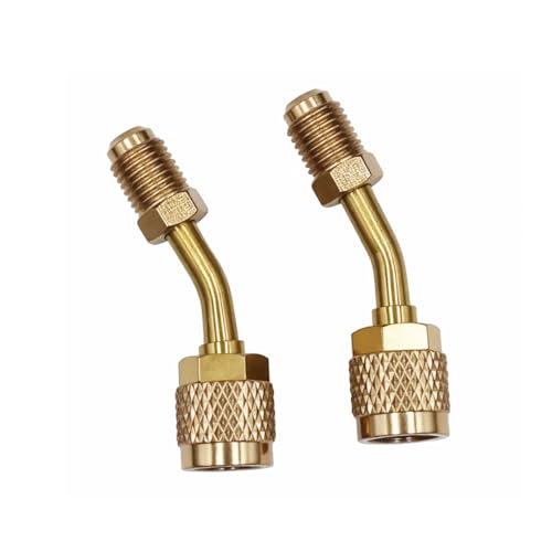Conectores fluorados 45° R22-R410 1/4 a 5/16