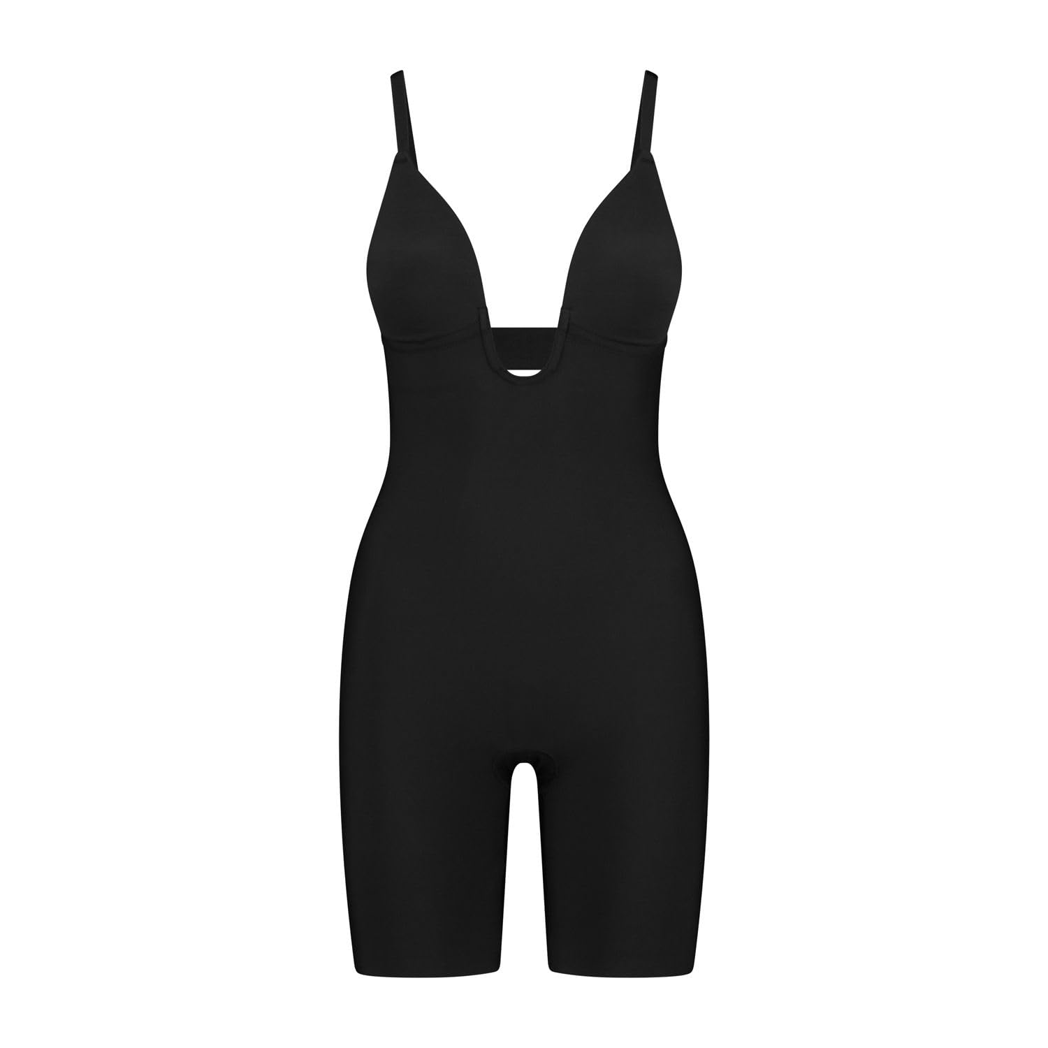 Bye Bra Women's Noir V-Neck Shaping Bodysuit For