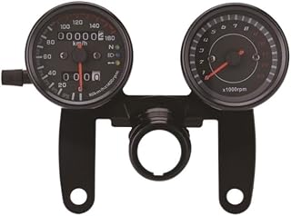 VOIV Motorcycle Odometer Motorcycle Odometer Speedometer And Tachometer With Bracket For Y&AMAHA SR XV RX Cafe Racer