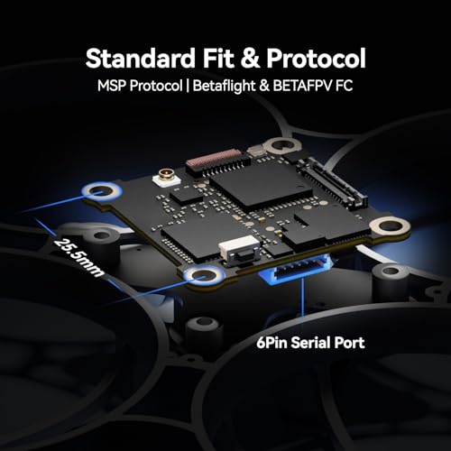 BETAFPV P1 Jednostka HD VTX z 1080P/60FPS, opóźnienie 60ms, maksymalny zasięg 5KM, 1/2.9'' sensor CMOS, 170° UoP, ultralekkie, wsparcie Plug-Play z FC/USB dla DIY 1S HD Cine Whoop jak Meteor75 Pro