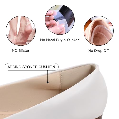 Image of MUSSHOE Black Flats for Women Pointed Toe-Comfortable Business Casual Work Shoes, Dressy Suede Slip On with Memory Foam for Office, Teacher & Standing All Day