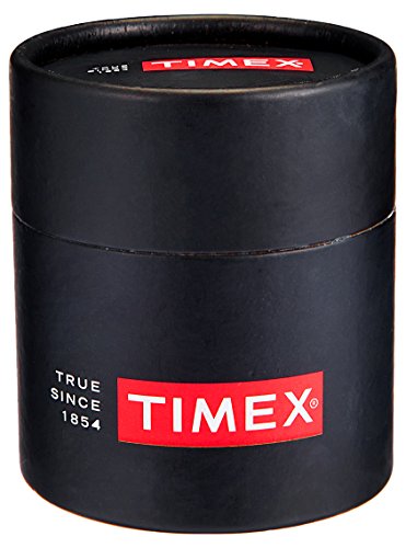 TIMEX Analog Watch for man with Black Round Dial & Tan Leather Strap Band Water Resistant Men's Wrist Watches - TW000U934 - Image 6