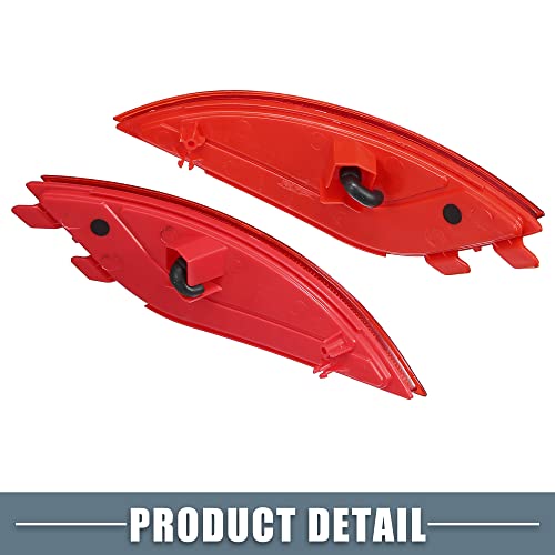 Image of Rear Bumper Reflector Light 92405-2S100 for Hyundai Tucson 2010-2015 Left Right Side Red 1 Pair
