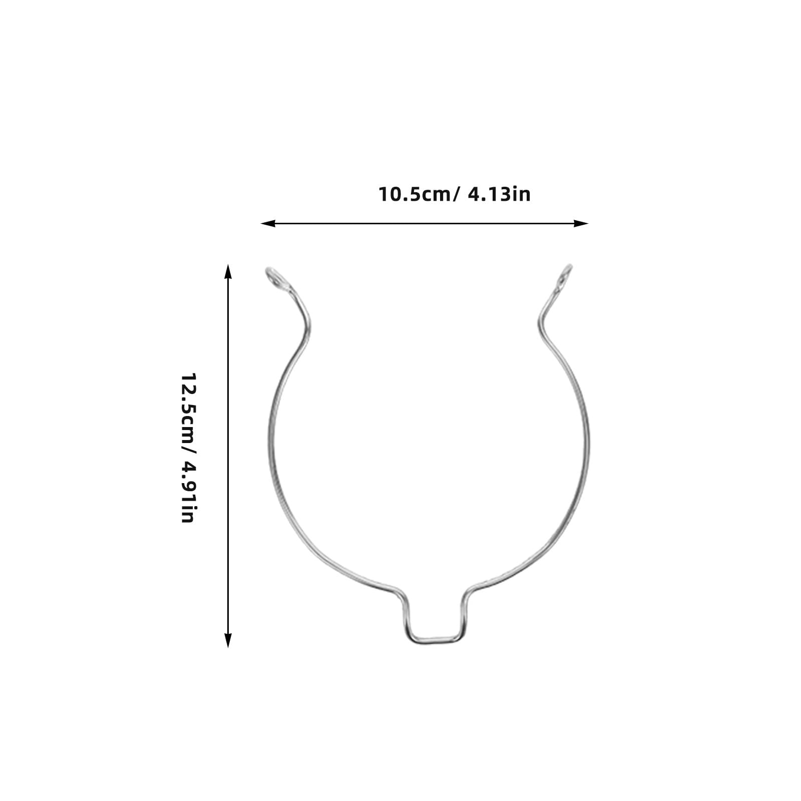 Lot de 10 Boucles De Fermeture À Ressort Étanches pour Bocaux en Verre avec Silicone Faciles À Installer pour Conservation De Miel Confiture Et Aliments
