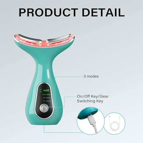 Facial Massager, Portable Face Neck Massager Wand for Skin Care — view 5
