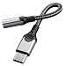 USB C to 3.5mm Headphone Jack Adapter, ZOOAUX Type C to 3.5mm Audio Dongle Adapter Hi-Fi DAC Chip Compatible with Pixel 4 3 2 XL, Samsung Galaxy S20 Ultra Z Flip S20+ Note 10 Note10+, iPad Pro (Grey)