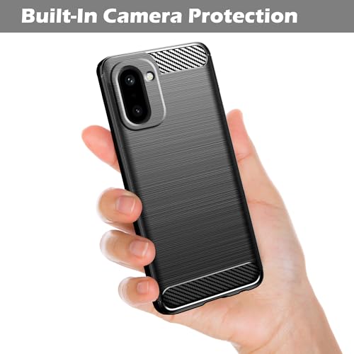 Image of Amazon Brand - Solimo Back Cover Case for OnePlus 15R 5G | Compatible for OnePlus 15R 5G Back Cover | 360 Degree Protection | Soft and Flexible (TPU | Matte Black)