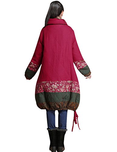 Manteau haut de gamme Youlee col montant et finitions soignées
