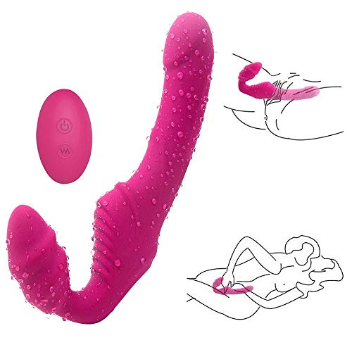 Relaxation Tools Dual Motors Wearable On Harness Víbráţor A-dǔlt Toys Víbráţors Strapless Strapon