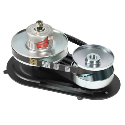 40 Series Torque Converter Kit for Go Cart Mini Bike Fits 8HP-16HP Engine Go Cart Parts and Accessories Clutch Kit with Driven Belt Driven Pulley Driver Pulley 2000rpm 10.4 * 12.6 * 16.9in