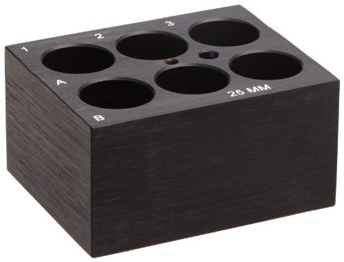 Heating Block Module for 25mm Test Tubes, 6 Tube Capacity