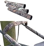 Tree Stand Rail Pads, Shooting Rail Pads - Timber Camo - for Ladder, Tripod and Climbing Tree Stands (3-Piece Pack (Approx 52.5'))